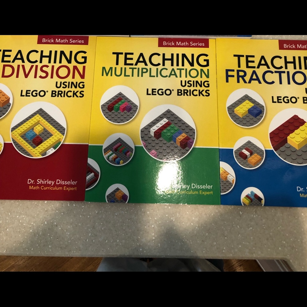 EUC Teaching math books with Legos